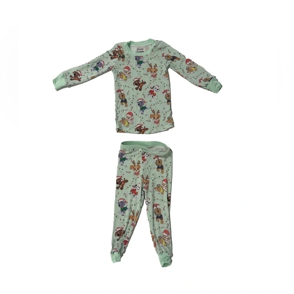Sweet Southern Oak Paw Patrol Christmas Pajamas Size 18-24 Months
